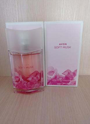 Туалетна вода avon soft musk1 фото