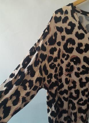 Шикарная леопардовая кофточка 2xl - 3xl5 фото