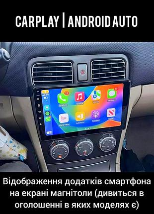 Магнітола android subaru forester, impreza + рамка! 4