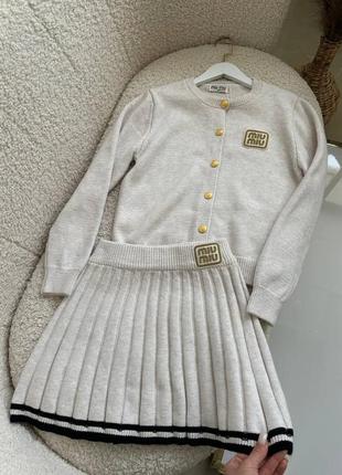 Костюм женский в стиле miu miu 🦋🦋🦋