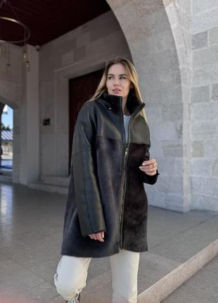 Топ продажу . двостороння натуральна дублянка