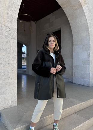 Топ продажу . двостороння натуральна дублянка