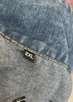 Джинсова куртка джинсовка оверсайз10 фото