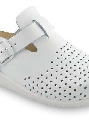 Сабо ортопедические женские oxford, grubin (белый, 36)