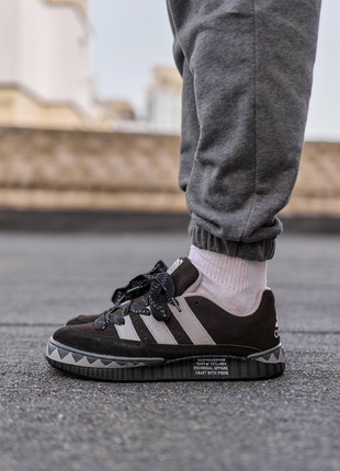 Adidas adimatic neighborhood black white1 фото