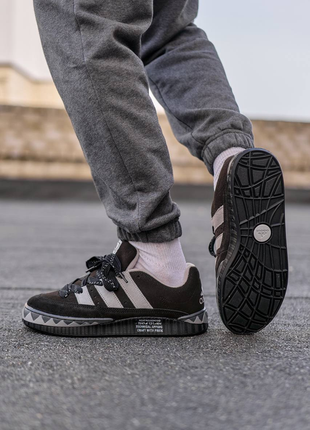 Adidas adimatic neighborhood black white2 фото