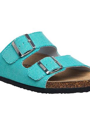 Шльопанці ортопедичні підліткові arizona, grubin (бірюзовий, 36)