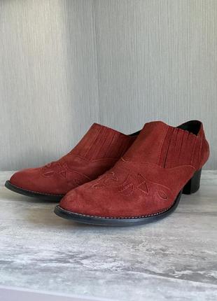 Замшевые женские сапоги ковбойки, казаки asos