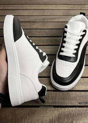 Мокасини 40-45 кеди чоловічі white&black / мокасины кеды мужские6 фото