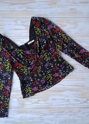 Блуза в квітковий принт розмір 42/44 the east order
