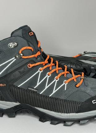 Треккинговые cmp ботинки rigel mid trekking shoe wp серый