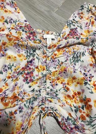 Квіткова блуза від h&m3 фото