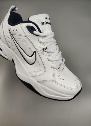 Кроссовки nike air monarch iv white blue7 фото