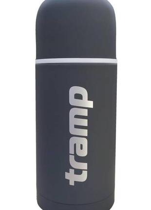 Термос tramp trc-108 soft touch 750 мл, серый