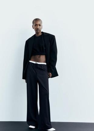 Класичні штани zara боксерські брюки zara розмір хс. классические брюки zara, штаны zara размер хс.