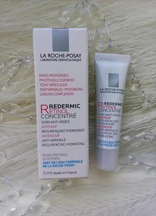 ❤️la roche-posay redermic retinol concentrate интенсивный антивозрастной корректирующий увлажняющий концентрат для чувствительной кожи лица2 фото