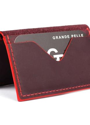 Кард-кейс grande pelle cardcase cartolina 303161 бордо