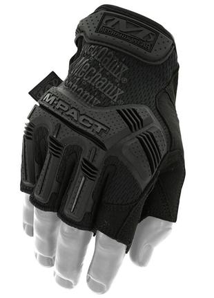 Рукавички тактичні військові безпалі mechanix m-pact fingerless gloves covert m чорний