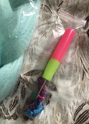 Канекалон каникалон канікалон накладные волосы для косичек дред дредов коса мятный ельза эльза