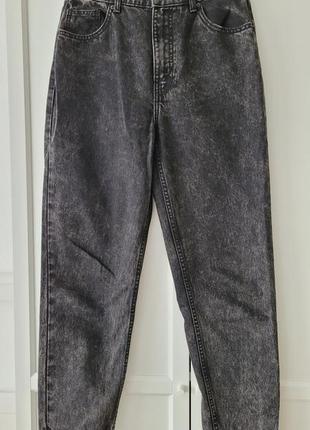 Джинси мом мамс висока посадка бершка прямі bershka denim eur 38 mex 28