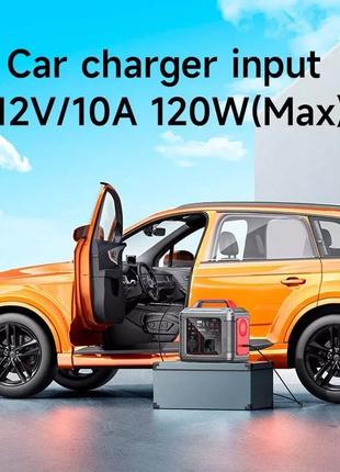 Портативная зарядная станция hoco db28 80000mah 300w 3usb/type-c/ac pd/qc