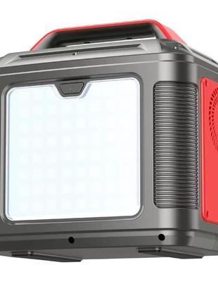 Портативная зарядная станция hoco db28 80000mah 300w 3usb/type-c/ac pd/qc