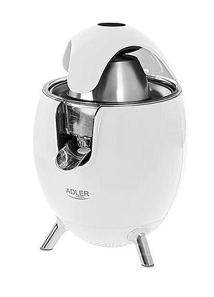 Соковитискач для цитрусових adler ad 4013 800w 2 насадки white