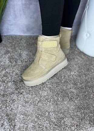🤍 теплі замшеві черевики у стилі ugg — затишок і комфорт кожного дня ❄️
