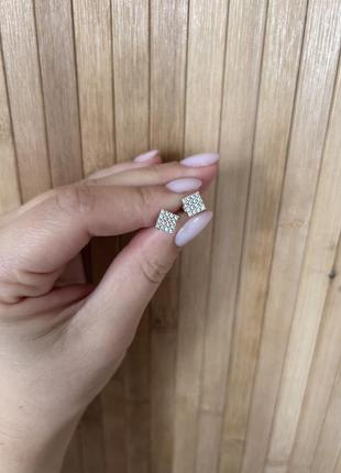 Серебряные серьги 925 пробы