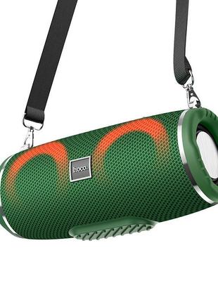 Портативна bluetooth колонка hoco sports bt speaker hc12 ipx4 bt5.0 usb/aux/tf/fm 2h green