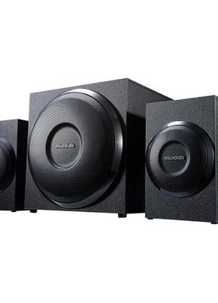 Акустическая система 2.1 microlab m-110 5вт rca 3.5mm stereo черная