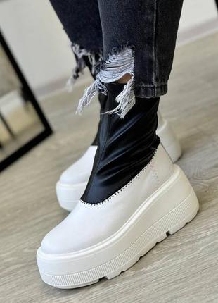 Кожаные сапоги 36-40р