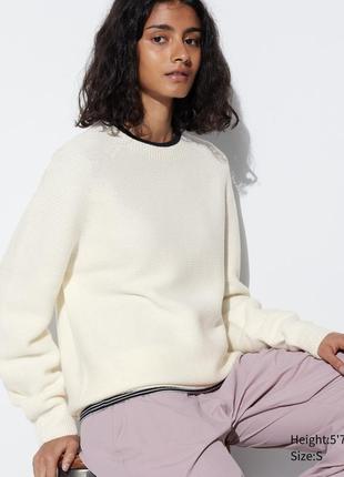 Стильный 3d-вязаный свитер uniqlo2 фото