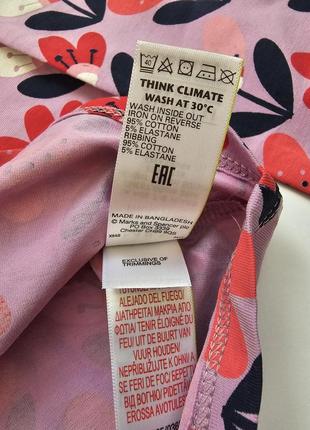 Качественный лонгслив, реглан для девочки marks &amp; spencer 5
