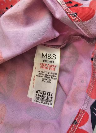 Качественный лонгслив, реглан для девочки marks &amp; spencer 4