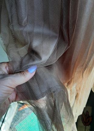 Сукня з фатиновою юбкою плісе7 фото