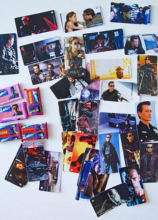 Коллекция наклейки terminator 2 1994 dunkin