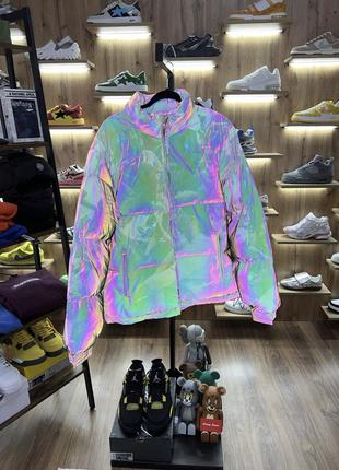 Пуховик supreme lafayette reflective jacket