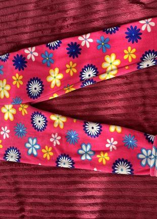 Детские теплые штаны. новые. 4-6р