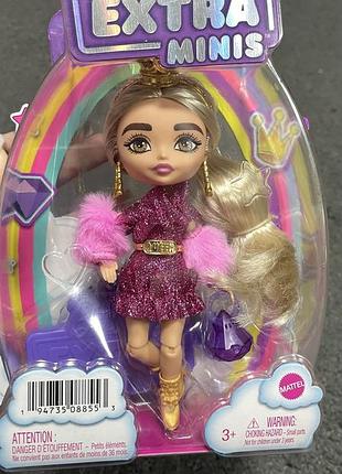 Мини-куколка barbie "экстра" леди принцесса