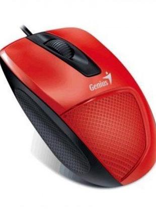 Мышь компьютерная genius dx-150x проводная ergo usb red