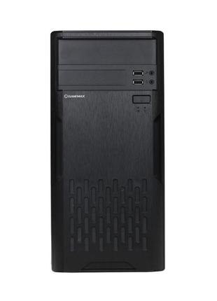 Корпус компьютерный atx gamemax et-210-400w с блоком питания/middle tower черный