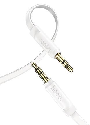 Кабель hoco aux audio cable upa16 1м white