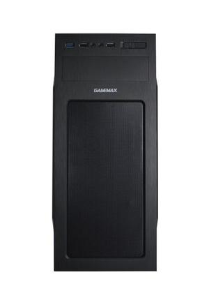 Корпус компьютерный atx gamemax mt520-450w с блоком питания/midi-tower черный