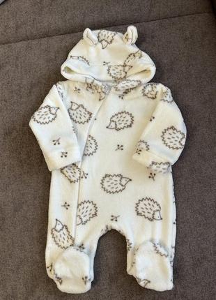 Махровий чоловічок для малюка на 0-3 місяці