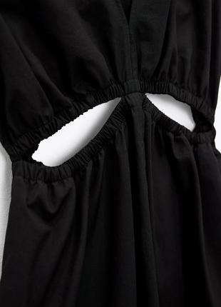 Платье зара средней длины с вырезом zara7 фото