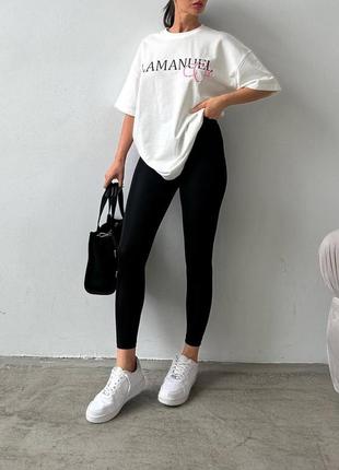 Футболка и лосины в цветах 💞 костюм для прогулянок