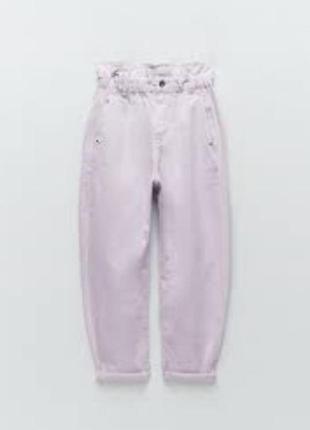 Джинсы багги зара