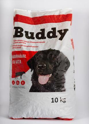 Сухой корм для собак buddy 10 кг говядина