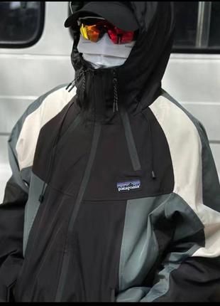 Ветровка patagonia gore-tex черная мужская весна весна